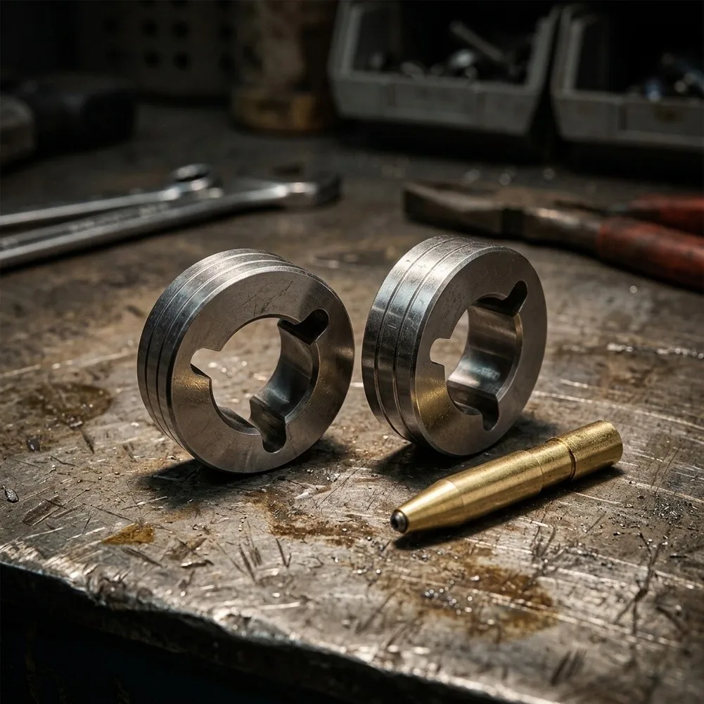 V-Groove Drive Roll Kit Two-Piece 0.8mm 79594 053695 for Miller for mig for welder Wire Feed Mechanisms and Maintenance