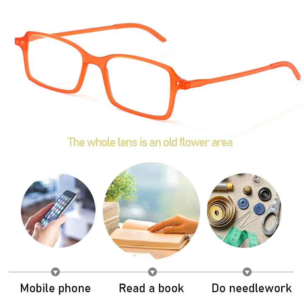 نظارات قراءة أنيقة محمولة للجنسين لحماية العين بإطار رفيع للغاية ومضادة للضوء الأزرق #4