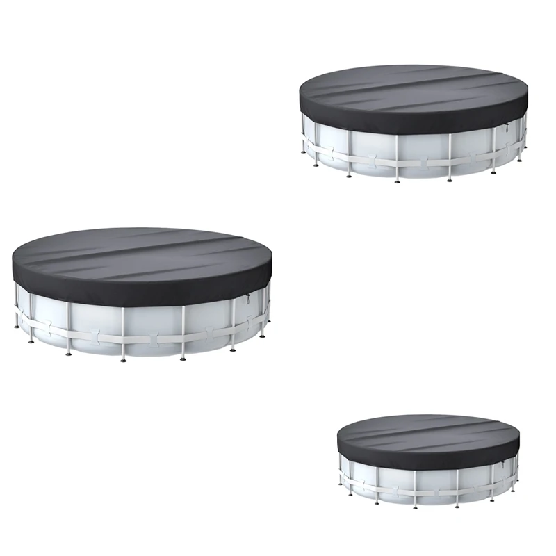 

Round Pool Cover, Solar Pool Covers For Above Ground Pools, Hot Tub Cover Waterproof And Dustproof, Swimming Pool