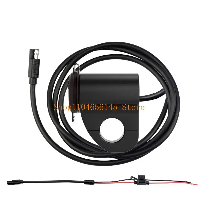 5AsD -Leistungsadapter mit LED -Voltmeter -Off Switch SAE zu USB -Adapter für Telefon -GPS