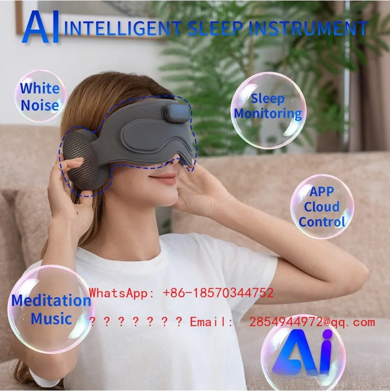 Smart Meditation Sleep Mask Bluetooth Music Blackout Eye Mask Portable Eye Protection Mask