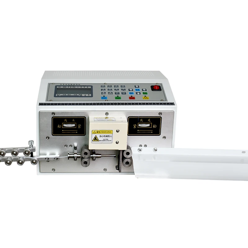 0.1-2.5mm Square Single Wire, Double Wire Stripping And Cutting Machine, Automatic Computerized Wire Stripping Machine