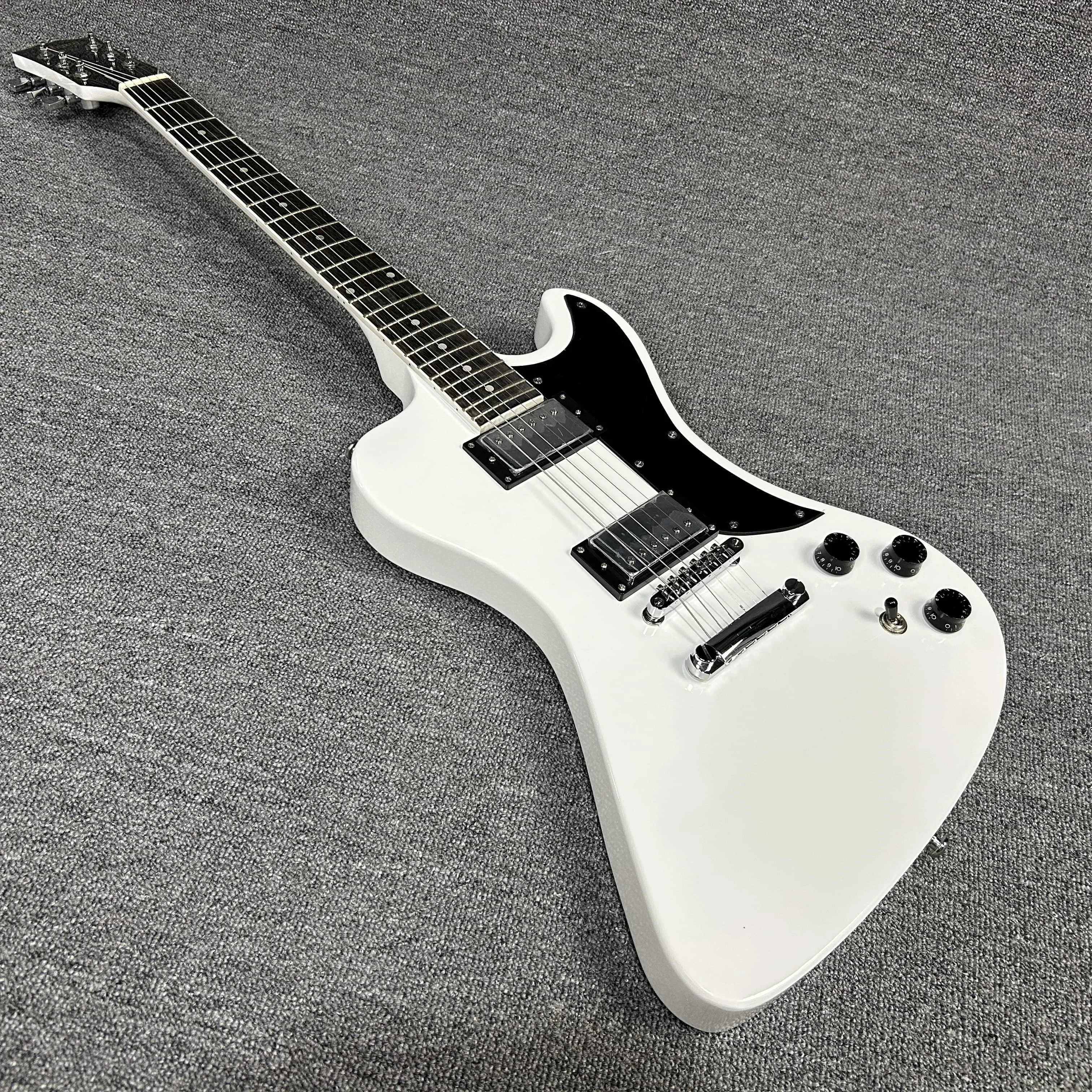 White Electric  Guitar Mahogany Body Rosewood Fingerboard High Quality Guitarra Free Shipping Gleeson