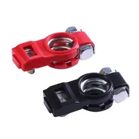 2PCS Negative Positive Auto Battery Cable Terminal Top Post Clamp Preservative Durable For Cars and Truck Accessories Universal