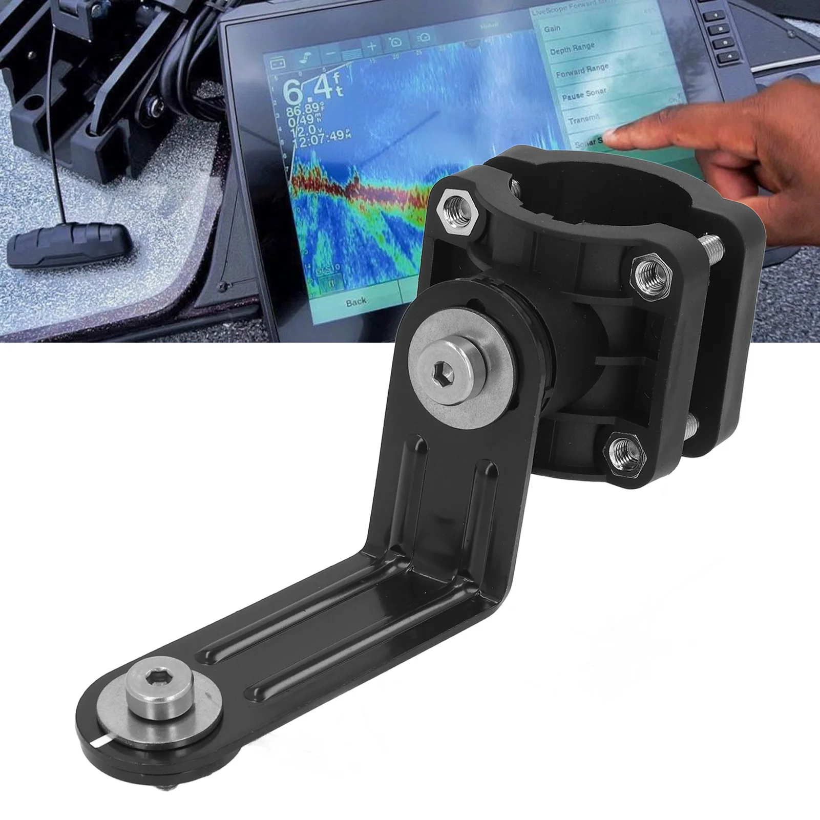 Transducer Perspective Mode Mount Stand 010‑12970‑00 Heavy Duty Bracket Fits For Panoptix Livescope LVS32