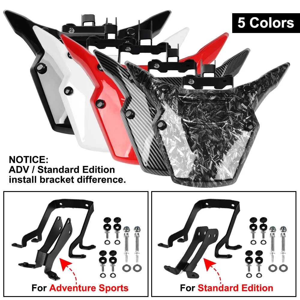 

Motorcycle Front Beak Fairing Extender Fender Mudguard Accessories For Honda CRF1100L Africa Twin ADV Adventure Sports 2020-2023