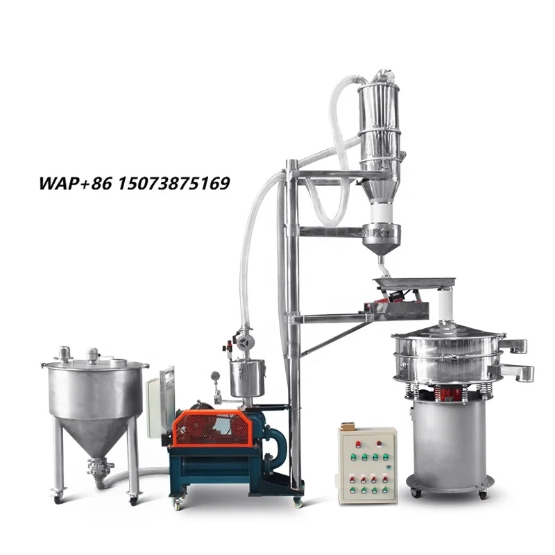 Stainless Steel Mini Small Electric Auto Vacuum Loader Conveyor Feeder System Suction Food Coffee Bean Powder Plastic Granules