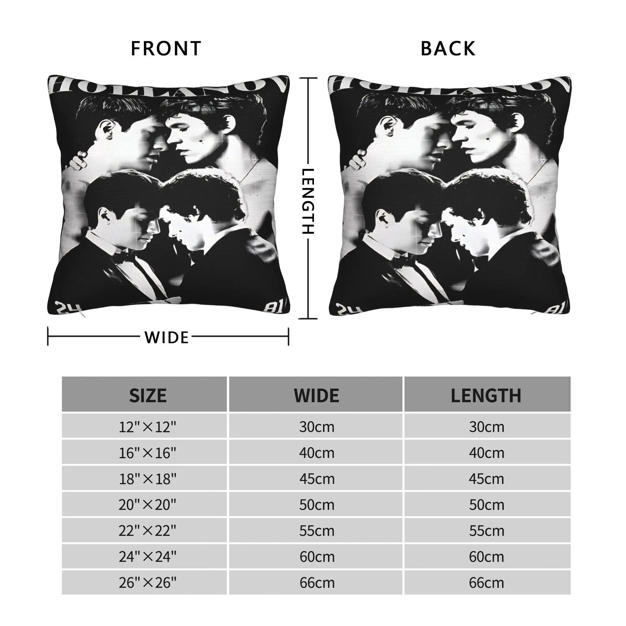Heated Rivalry Hollander Rozanov Hollanov Shane Hollander Ilya Rozanov Pillowcase Merch Cushion Cover  Throw Pillow Cover