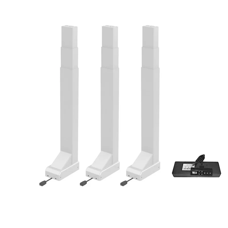 Three Legs Synchronize Lifting Column System Height Adjustable Memory Standing Desk Electric Table DC24V 240kg App Controler