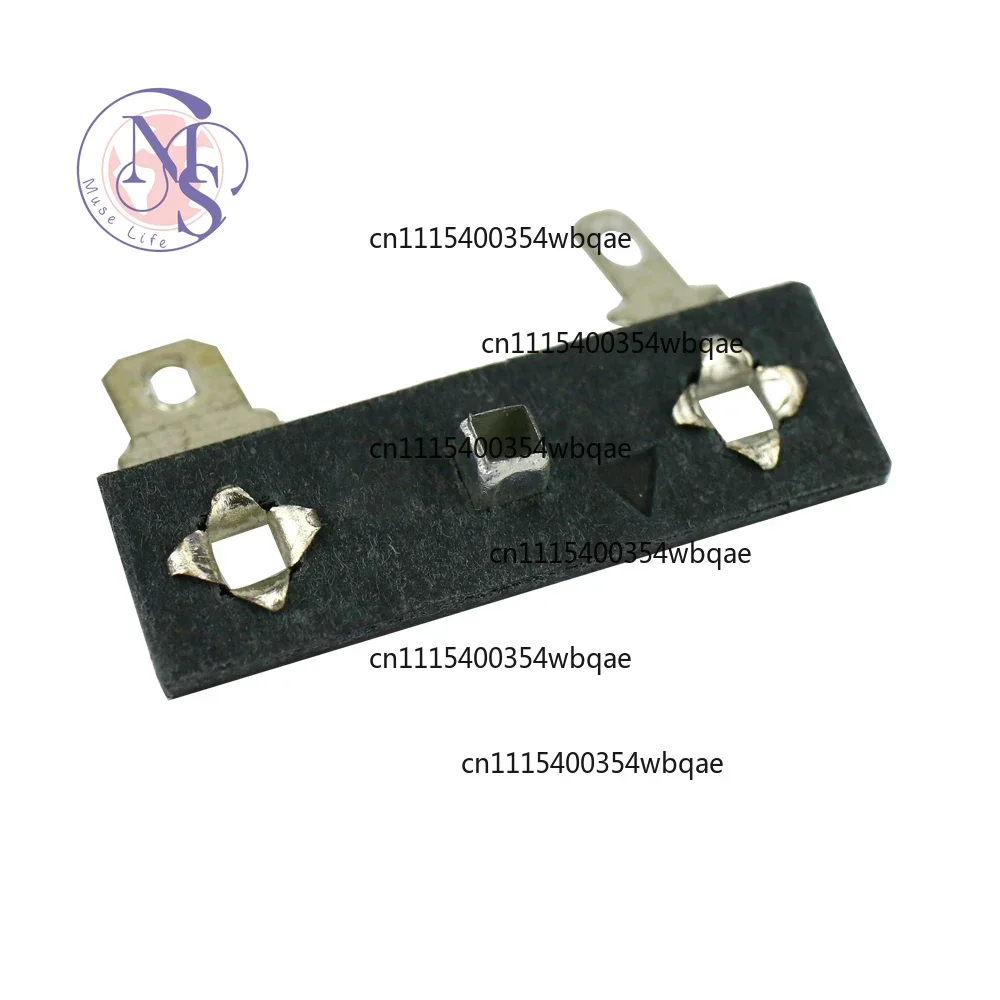 ZOCI-2-pin Speaker Cable Lugs Soldering Horn Lead Tab Copper Silver Plated Lead Terminal Lug Horn Soldering Lug 2PCS