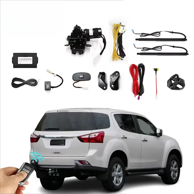 

Электропривод багажной двери (Power Lift Gate) с простой установкой и функцией Plug and Play для Isuzu MUX 2018: задняя дверь с электроприводом и опцией датчика.