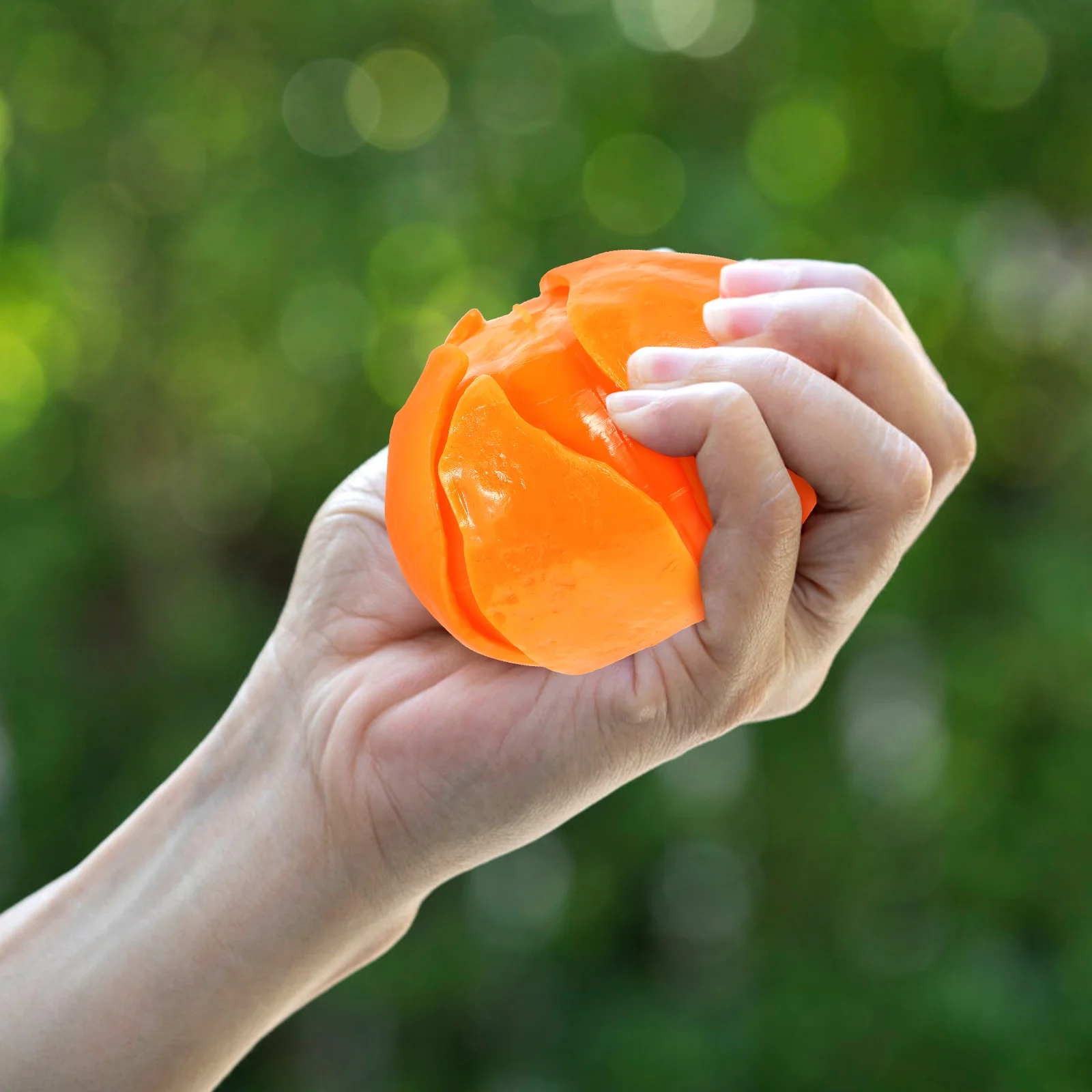 Descomprimir adorno naranja modelo de simulación pelota antiestrés decoración del hogar juguetes para niños