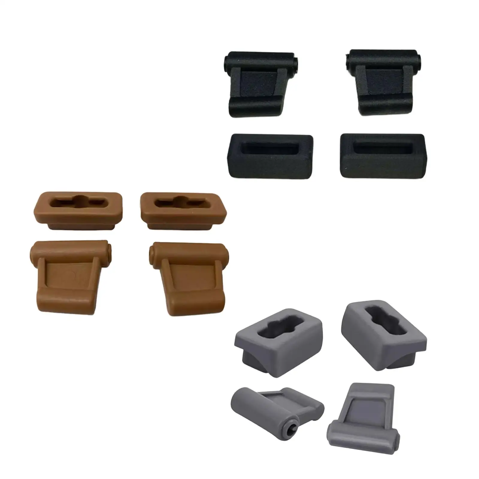 2 Pieces Sun Visor Clips 1078110141 Replace Parts Simple Installation Attachment