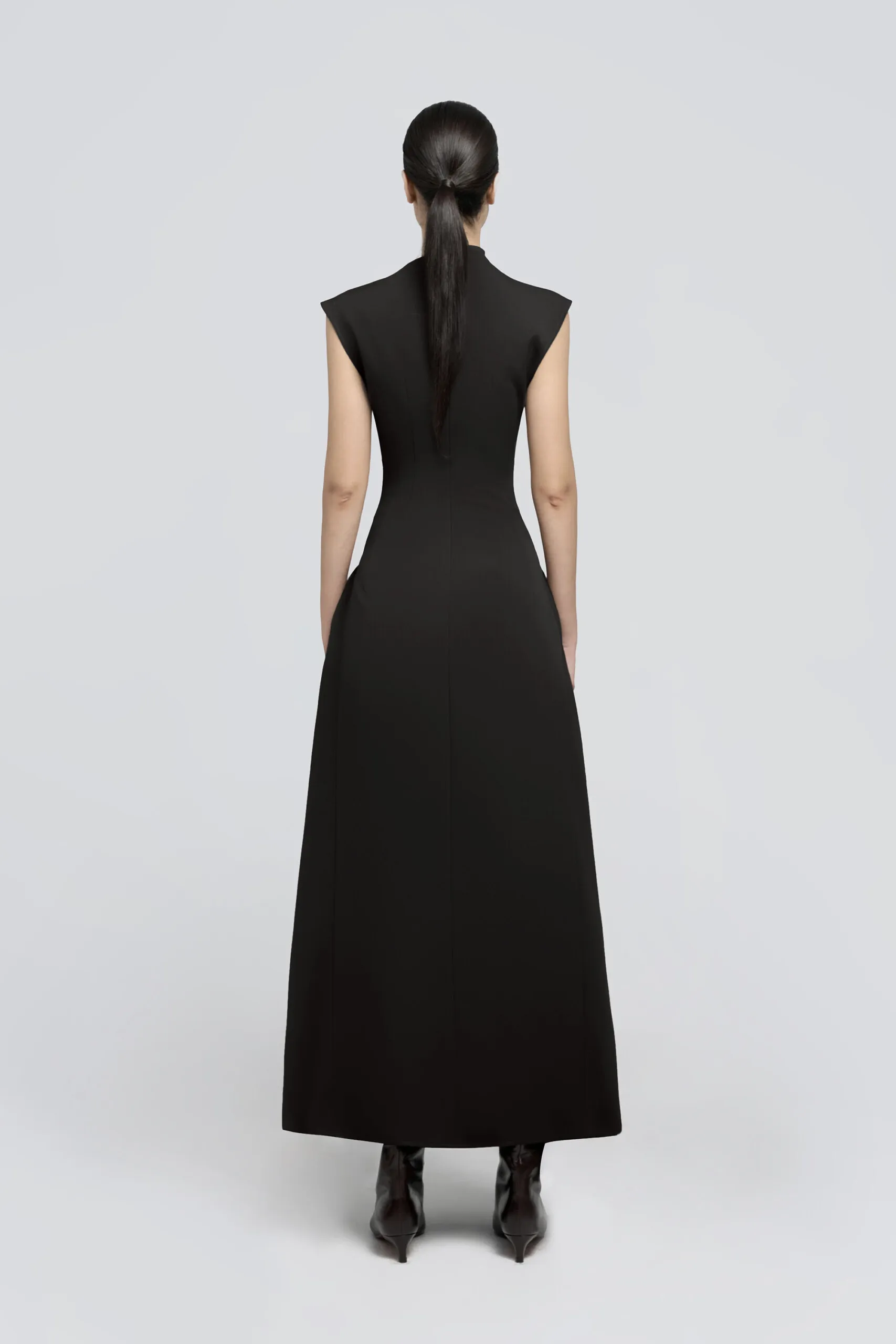 Newest Fashion Sexy Women's Evening Elegant Dress Diagonal Collar Sleeveless Slimming Ankle-length Dresses 2025 New Clothing