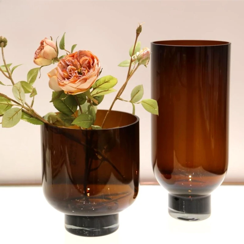 

Large glass vase, home soft desktop decoration ornament
