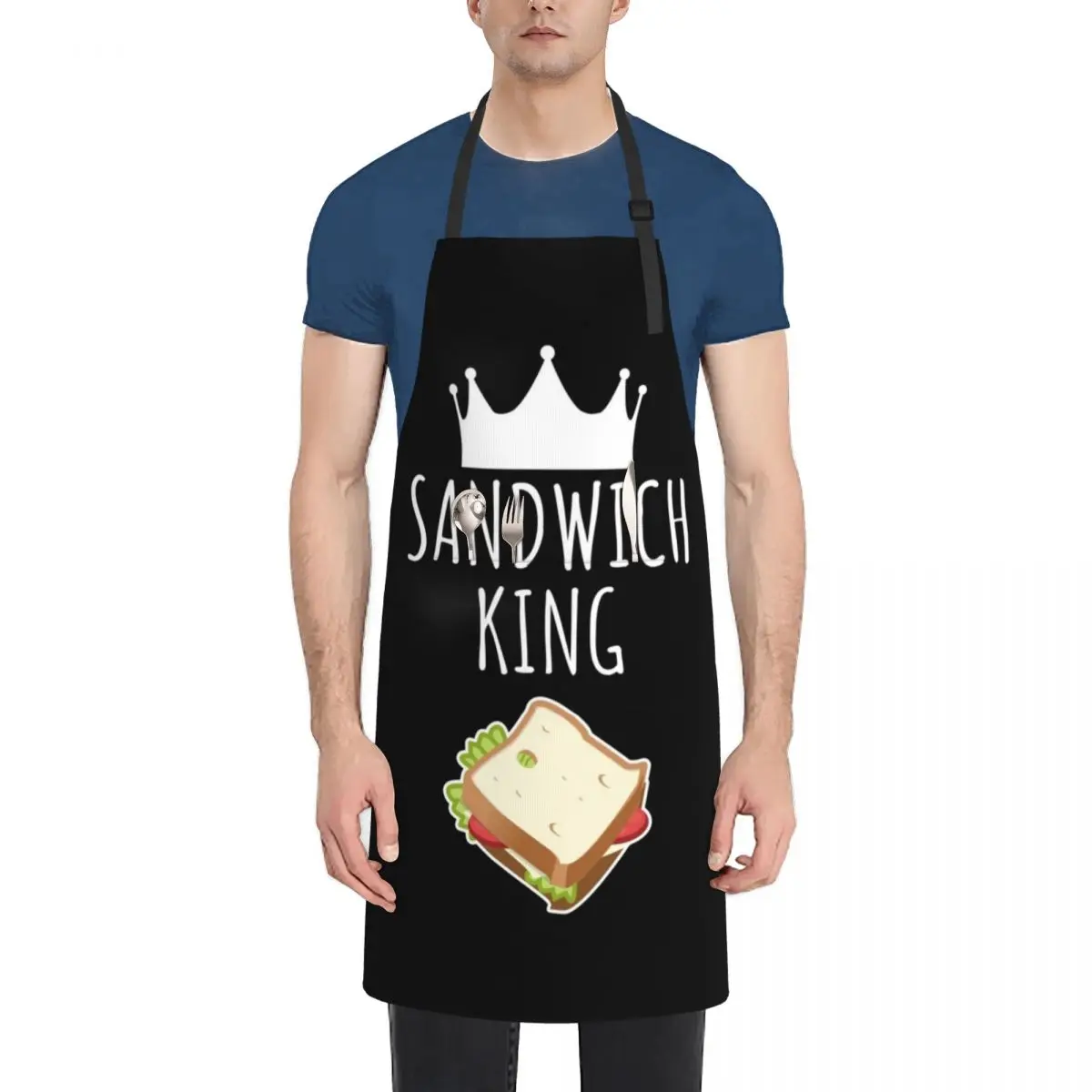 

Sandwich King Apron Household Items chef for man chef costume Apron