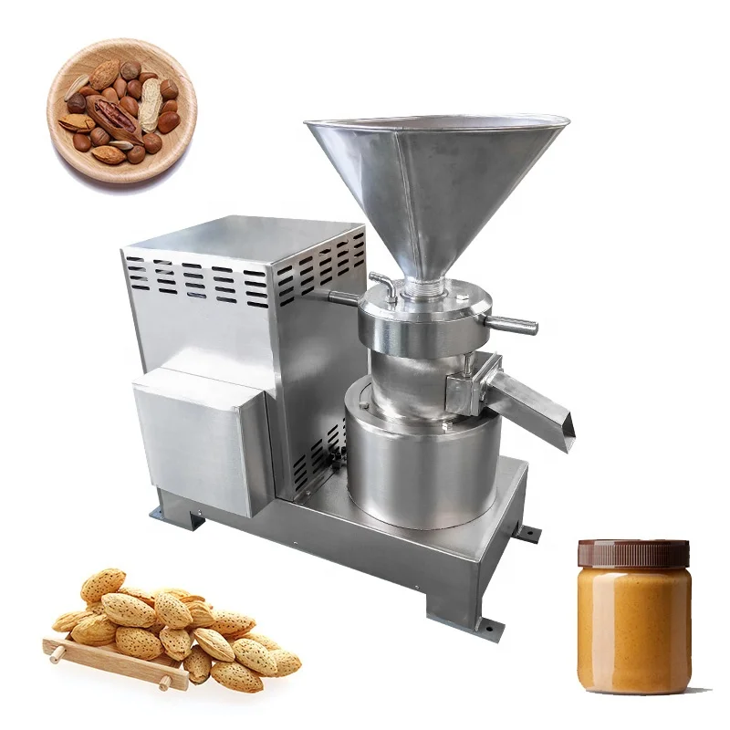 

Home Use Shea Nut Grind Vertical Pistachio Nut Peanut Butter Produce Wet And Dry Peanut Grinder Make Machine For Paste