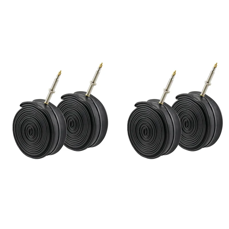 

FSTE-4 Pack 700X35-43C Road Bike Replacement Inner Tubes Presta Valve For Road Bikes,80Mm