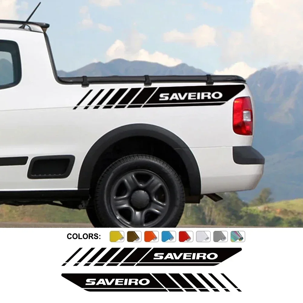

Автомобильные наклейки для VW Volkswagen Saveiro Pickup задний багажник фотографический виниловый пользовательский Декор крышка автомобильные аксессуары