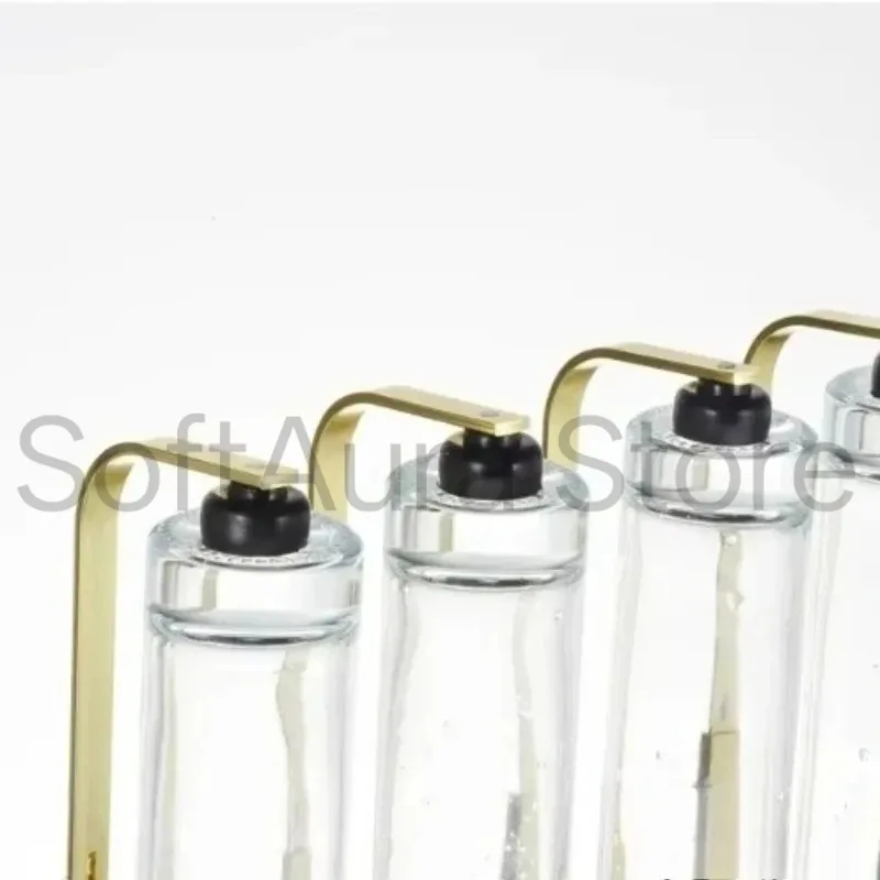 Golden 12‑Bottle Premium Fragrance Bar Dispenser Multi‑Capacity 200ml 375ml 500ml 750ml for Celebration Scenes