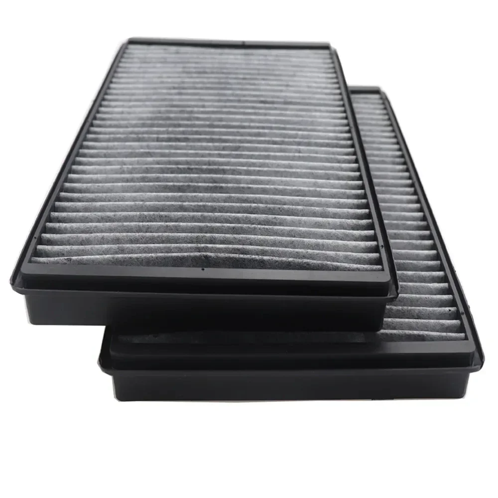 2Pcs Car Cabin Air Filter Conditioner 64116921018 For BMW E65 E66 E67 730d i Li Ld 740 745d 750 760 Activated Carbon Filter