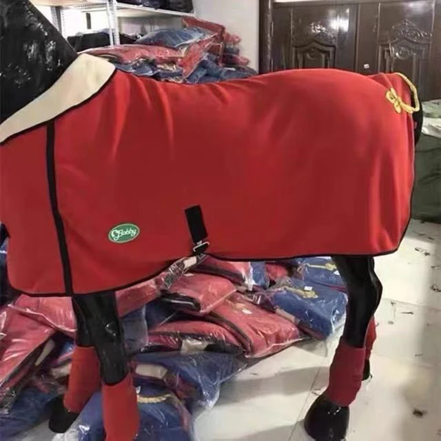 Одежда для лошадей из флиса, впитывающая пот, Paarden Spullen, весна и осень, зернистая флисовая двухслойная утолщенная куртка для лошадей
