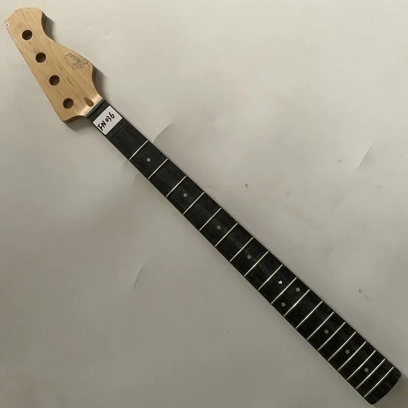 FN036 Original Artist 4 String Electric Bass Neck Scales Length 864MM 20 Frets Maple With Rosewood for DIY Replace  Wood Damage