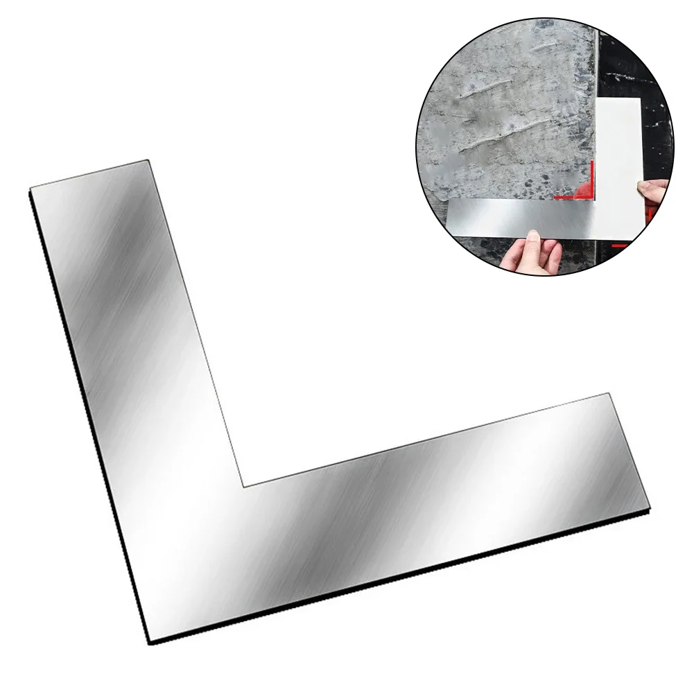

90-Degree Ruler Yin-Yang Angle Ruler Stainless Steel Carpentry Angle Measuring Tool Multifunctional Woodworking Tools