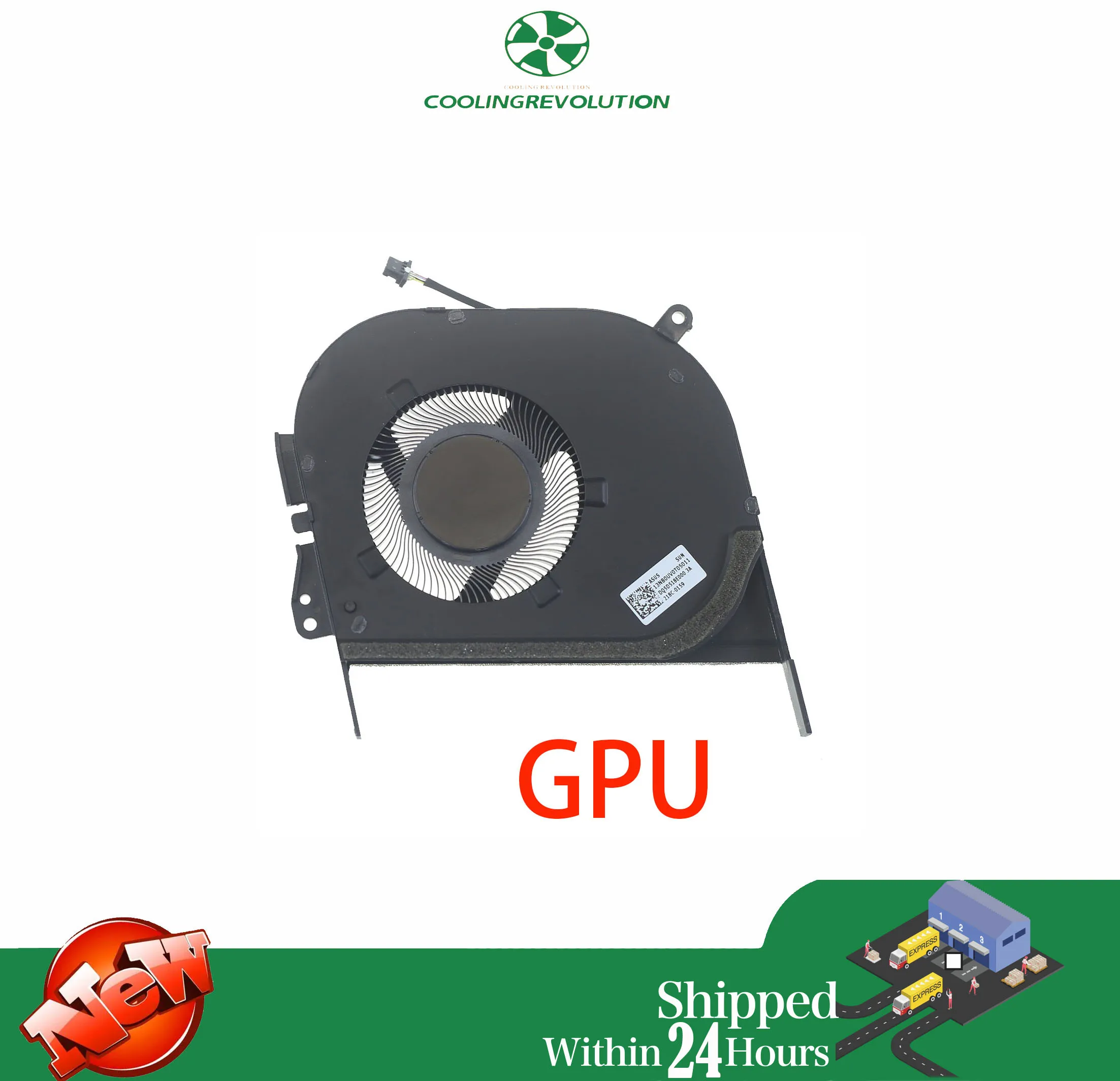 Laptop CPU GPU Cooling Fan for Asus VivoBook Pro 15 K3500P K3500PC K3500PA K3500PH M5300Q M3500QC