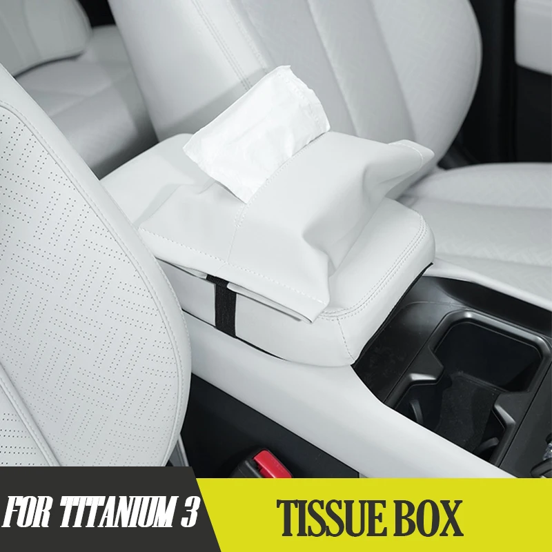 

Автомобильная коробка для салфеток для BYD Leopard Titanium 3, подлокотник, держатель консоли, сумка для хранения сиденья, внутренняя организация, декоративный аксессуар