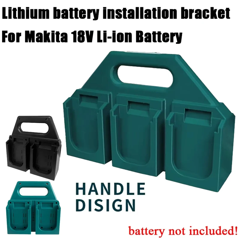 Battery Case Mount Holder Li-ion Battery Charger For Makita 18V Lithium Battery for Power Tools Accessories