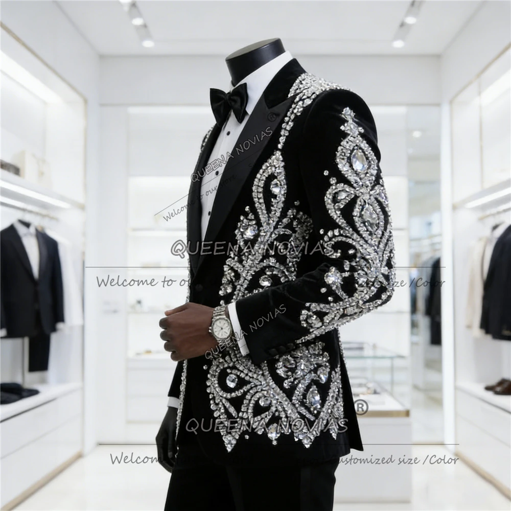 Exclusive Diamond Beaded Weddi - đánh giá và giá Men'S Formal Wear Attire