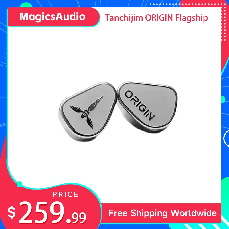 

Tanchjim ORIGIN Flagship Earphone 10mm DMT Dual Magnetic Dynamic Driver In-Ear Headphone with Detachable 0.78 2Pin 3.5mm Cable