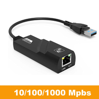1000Mbps Wired USB 3.0 Type C USB To Rj45 Lan Ethernet Adapter RTL8153 Network Card for PC Macbook Laptop Notebook Windows 10/11