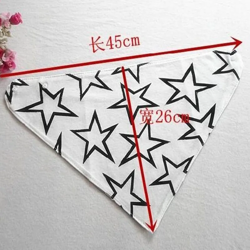 New Newborn Pure Cotton Triangle Bibs Kids Saliva Towel Waterproof Bibs BANDANA Children Baby Feeding