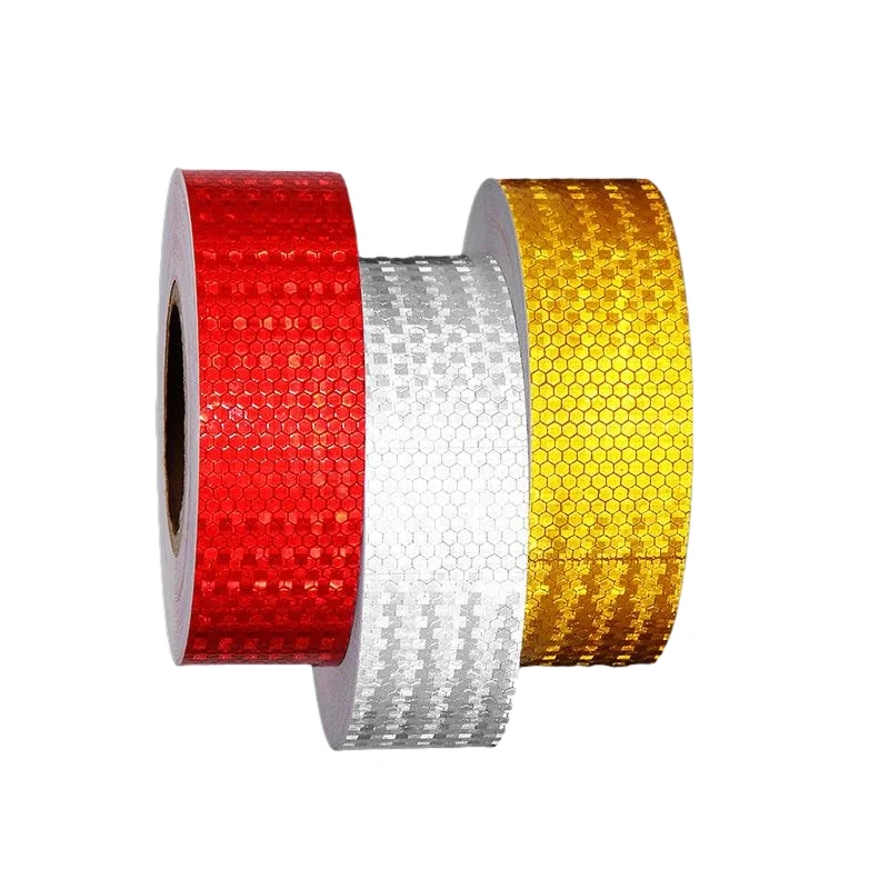 5Cm X 3M Reflector Strip Auto Reflecterende Stickers Voor Fiets Motorfiets Vrachtwagen Trailer Veiligheid Accessoires Tape