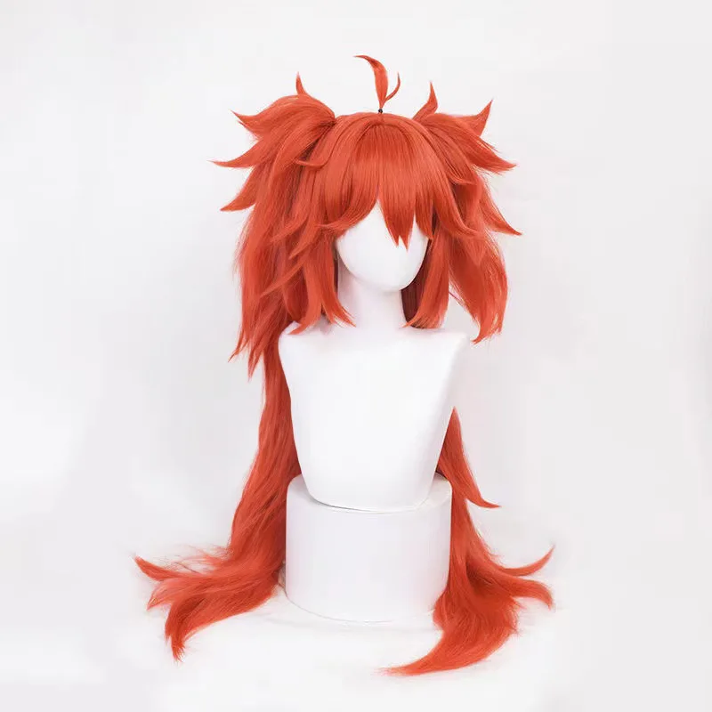 "ZeroKradia Cosplay Wig White From Bishoujo Kigurumi With Dual Ponytails Cosplay Hair"
