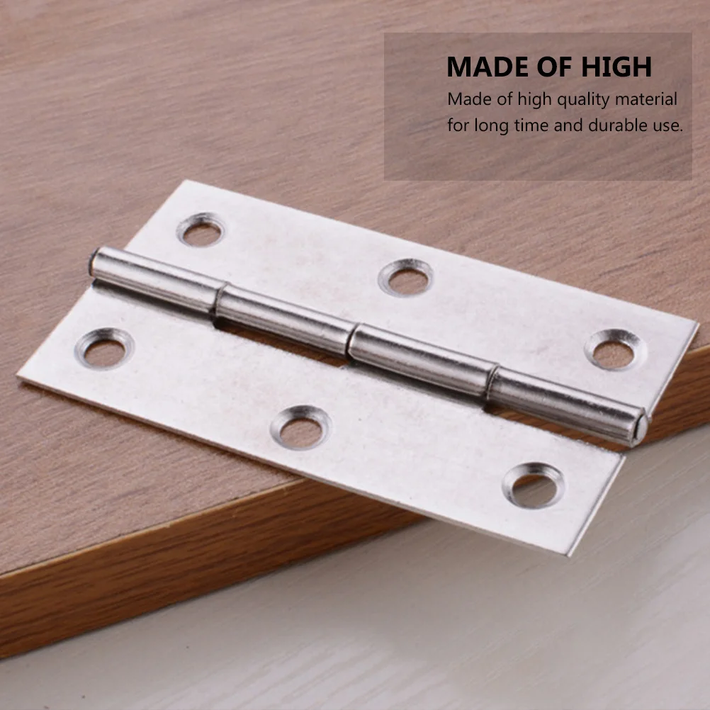 20Pcs Stainless Steel Cabinet Hinges Heavy Duty Silent Friction Release Durable Furniture Cupboard Door Closure