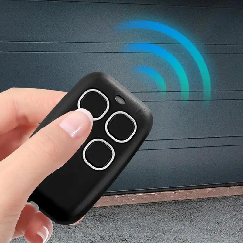 Garage Door Remote Control Duplicator Gate Opener 433Mhz 4 Button Garage Door Controller Remote Replacement For Electric Roller
