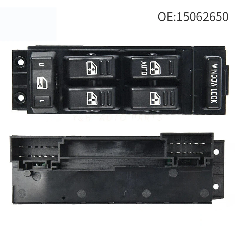 15062650 2002년형 캐딜락 에스컬레이드 전면 운전석용 전동 윈도우 마스터 스위치 2001-02년형 쉐보레 타호용