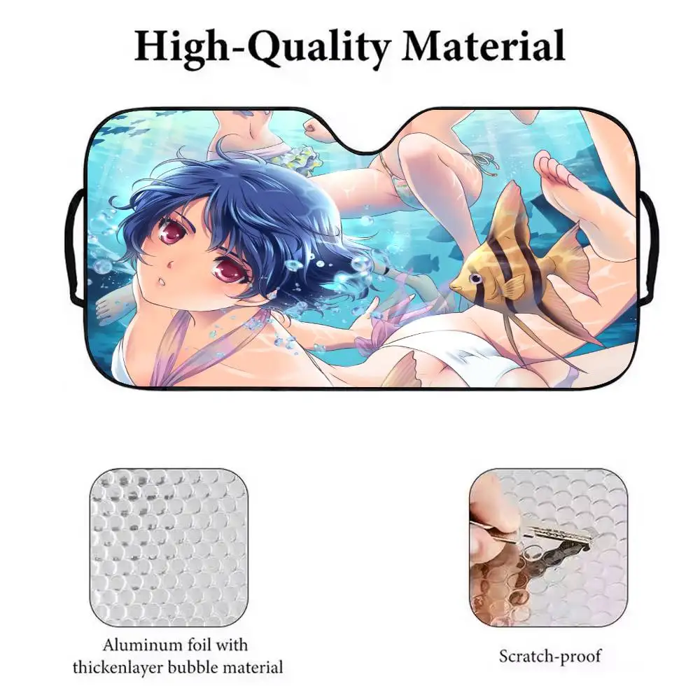 أنيمي D-المحلي نا كانجو مظلة السيارة المظلة زجاج السيارة الأمامي الشمس الظل حماية من الأشعة فوق البنفسجية ومبرد داخلي #3