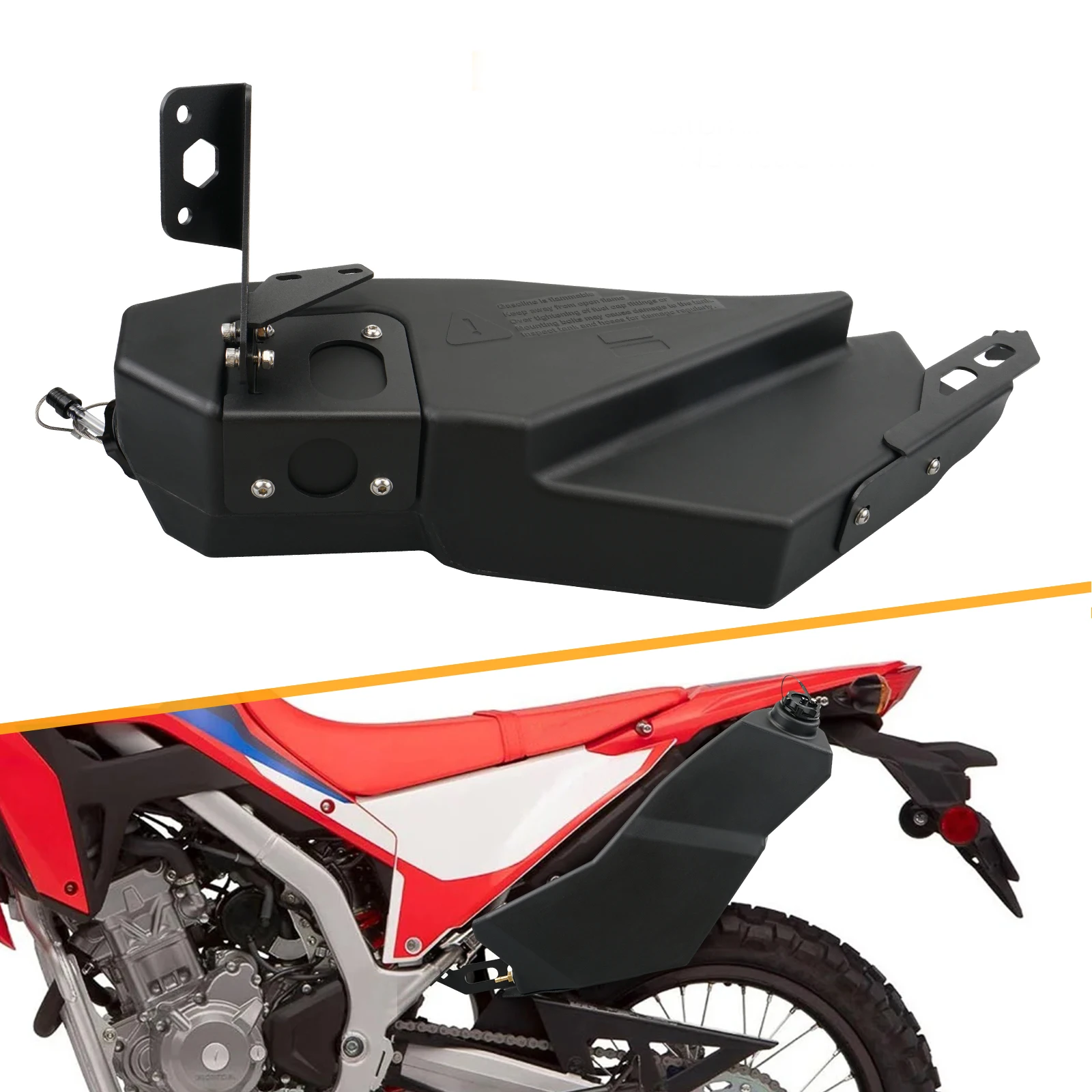 

For Honda CRF300L CRF300L Rally 2022-2024 5L Motorcycle Auxiliary Tank CRF 300L CRF300 L CRF 300 L CRF300L/Rally 2022 2023 2024