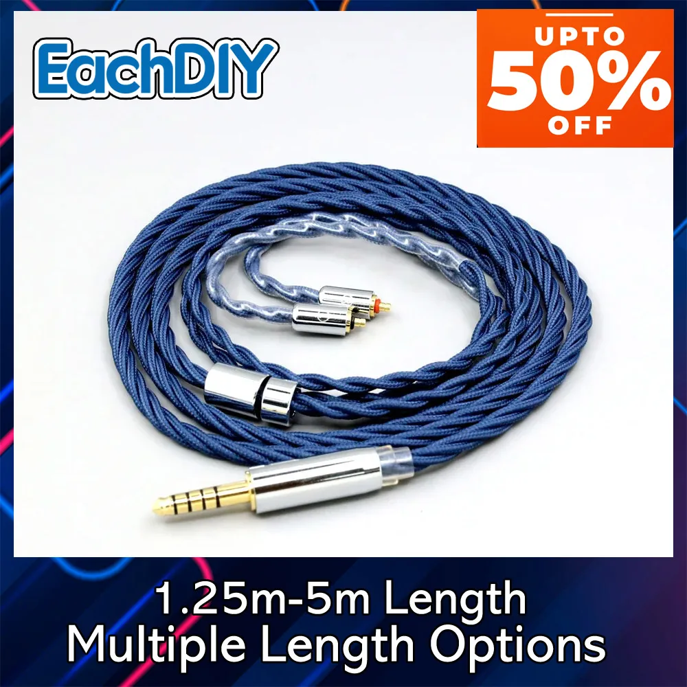Premium Etymotic Earphone Cable with Silver Alloy Design