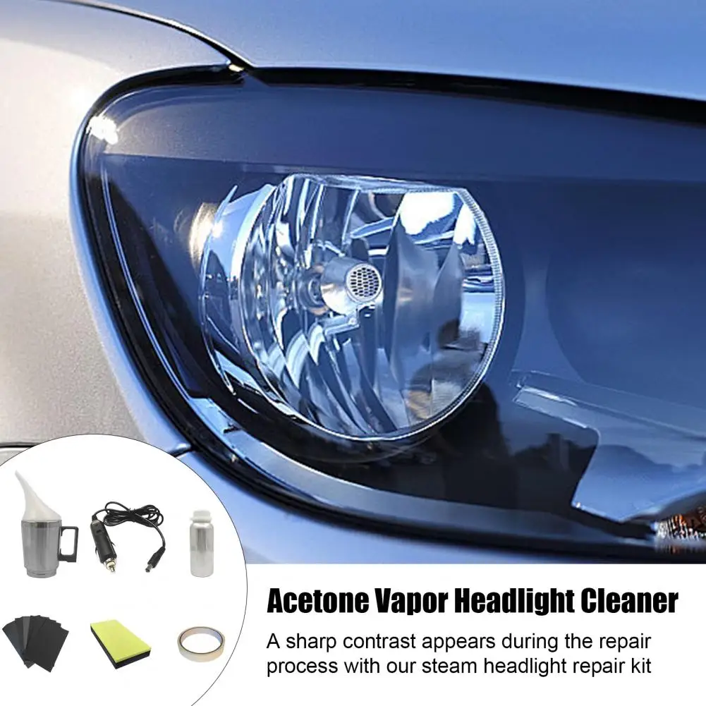 Auto Vapor Headlight Restoration Kit Enhanced Visibility Long Lasting Atomizing Cup Headlight Vapor Renovation Tool