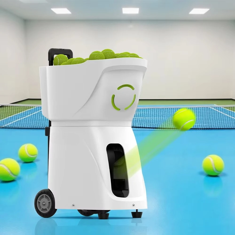 Hot Sale Portable Professional  Tennis Balls Machine Training Launcher Machine App Control Tennis Practice Equipment