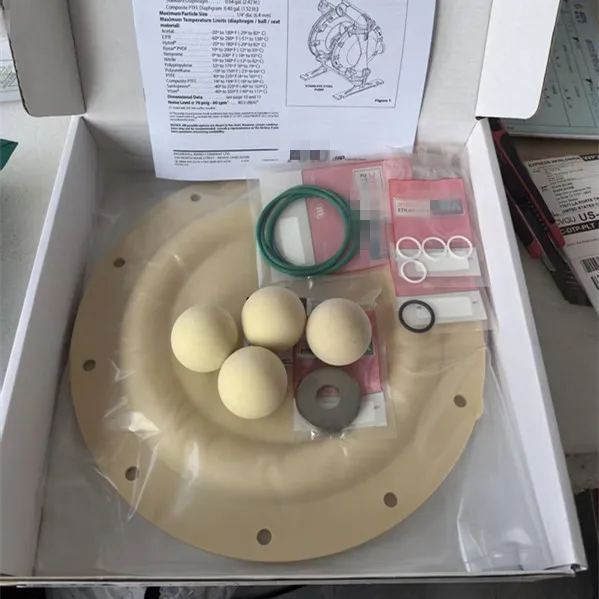 In Stock Fast Ship Diaphragm Pumps Repair Kit 637124-EB Maintenance Parts Set For Pneumatic Air Pump Liquid Wet End Section