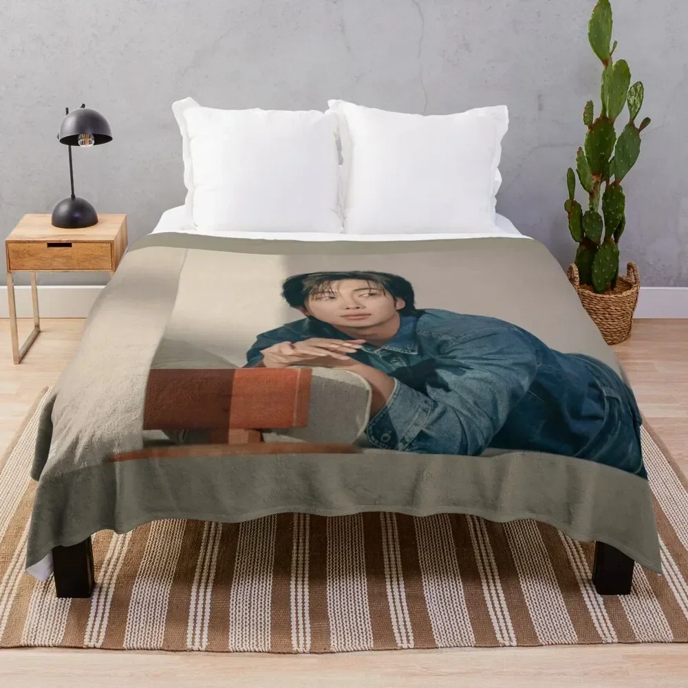 

Rm namjoon album new photoshoot Throw Blanket for winter Luxury Designers Softest Blankets