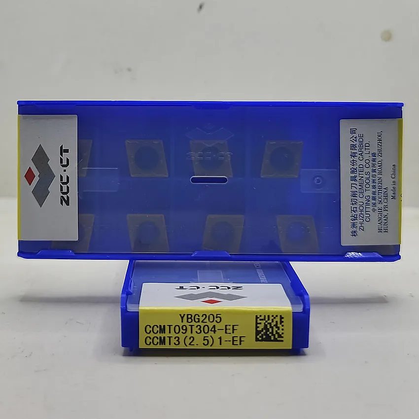 

CCMT09T304-EF YBG205/CCMT09T304-EF YBM153/CCMT09T304-EF YBG205H/CCMT09T308-EF YBG205 ZCC.CT Твердосплавная токарная пластина с ЧПУ 10 шт./кор.