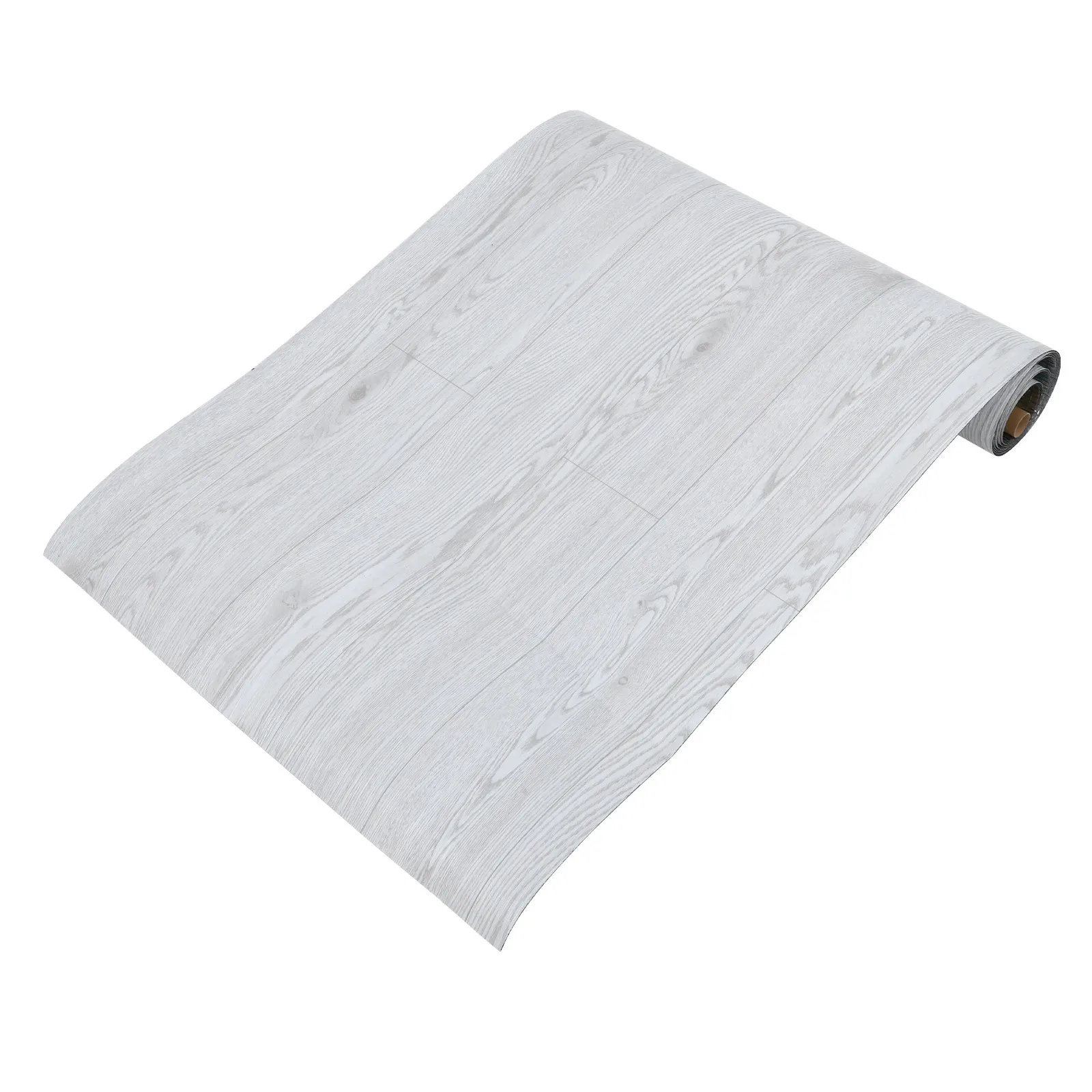 1 rolo de grão de madeira pvc auto-adesivo piso adesivos à prova dwaterproof água resistente ao desgaste casca vara piso para cozinha quarto banheiro