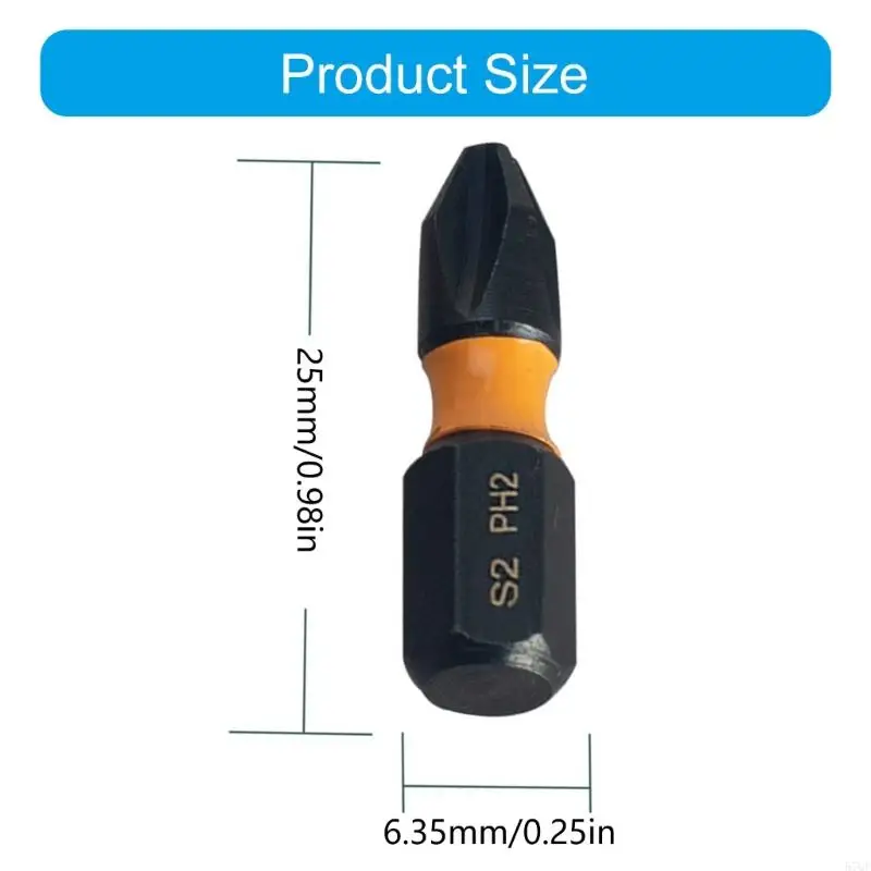 57QF 5 mảnh 25 mm BITS TÁC ĐỘNG với việc tăng cường độ bám cho lắp ráp đồ nội thất ô tô